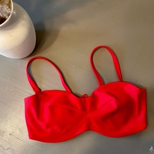 Old Navy Red Swim Top